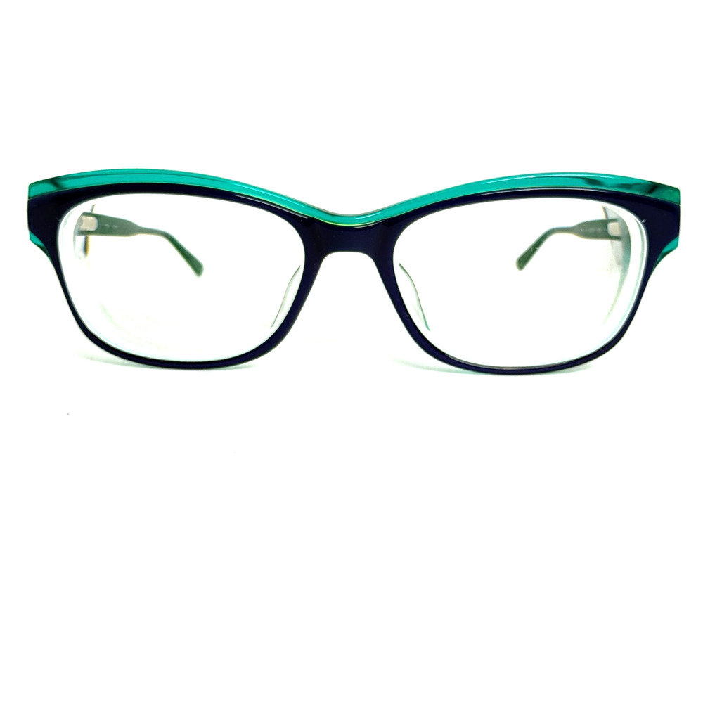 Calvin Klein 7514 411โ 53-17-135 Eyeglasses Frames BLack Teal Multicolor H19360